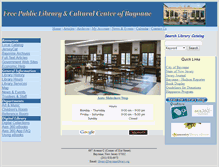 Tablet Screenshot of bayonnelibrary.org